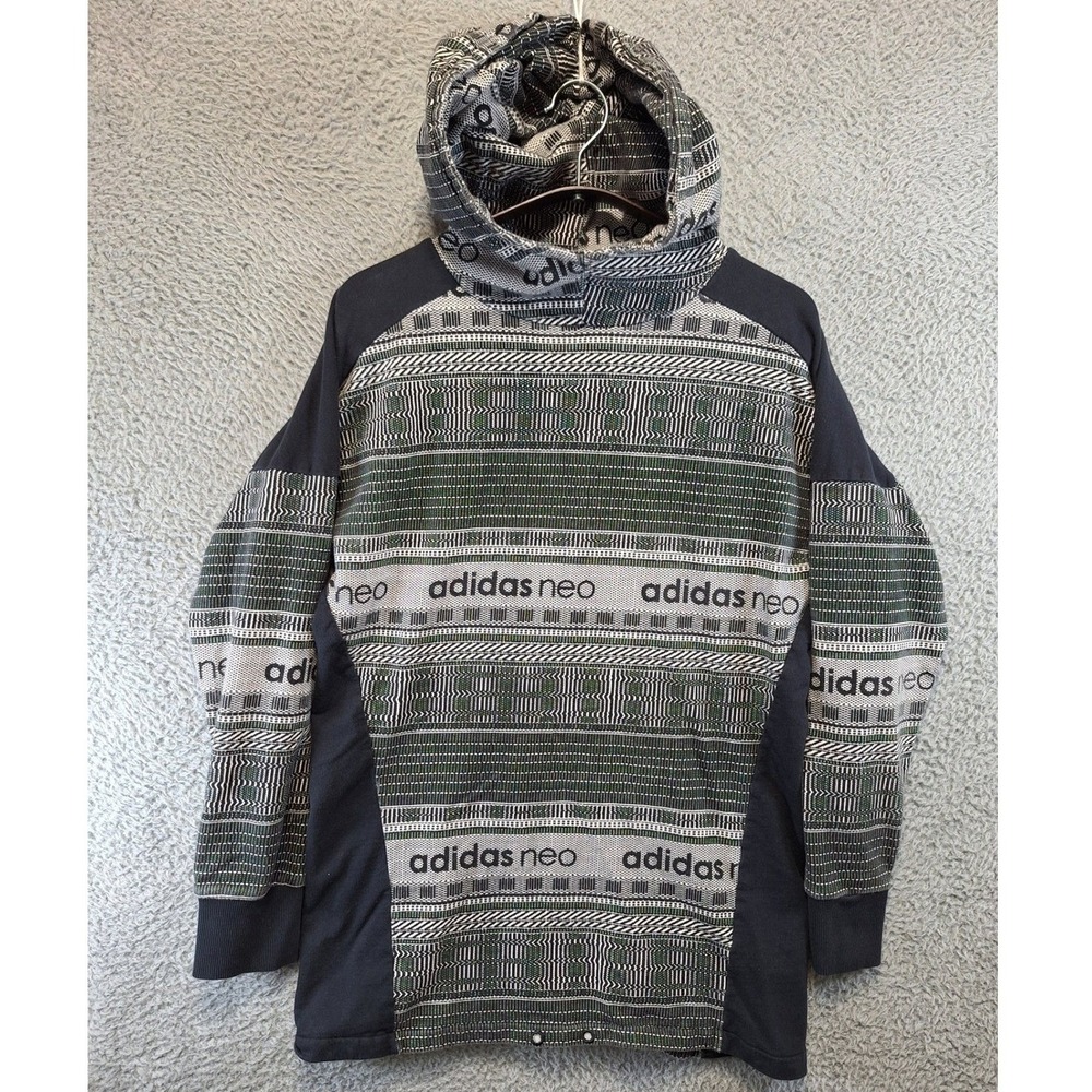 Adidas Hoodie Womens L Multicolor Selena Gomez Neo Geometric Pattern Streetwear